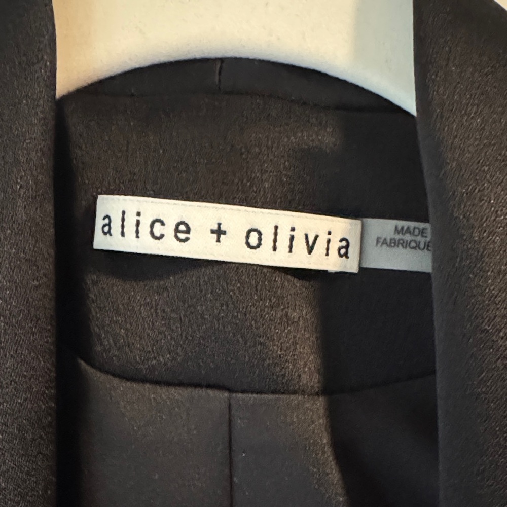 Alice + Olivia Multicolor Patterned Blazer With B… - image 2